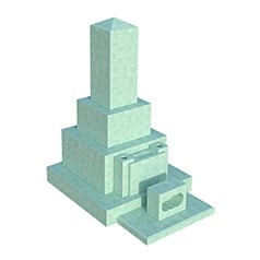 和型のお墓のサンプル