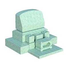 洋型のお墓のサンプル
